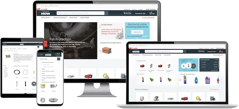 DNOW's eProcurement allows B2B ordering, purchasing, and requisitioning of services or goods online. DNOW's eProcurement allows B2B ordering, purchasing, and requisitioning of services or goods online.